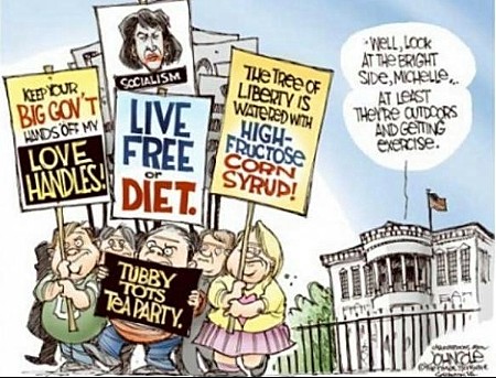 michelle obama fat cartoon. Michelle Obama And The War On